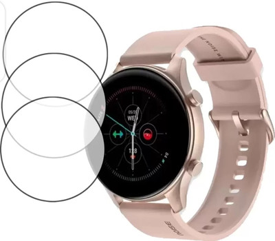 KHWABEEDA Tempered Glass Guard for NOISE EVOLVE 3 SMART WATCH TEMPERED GLASS (PACK OF 3)(Pack of 3)
