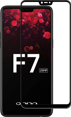 Qyist Tempered Glass Guard for OPPO F7(Pack of 1)