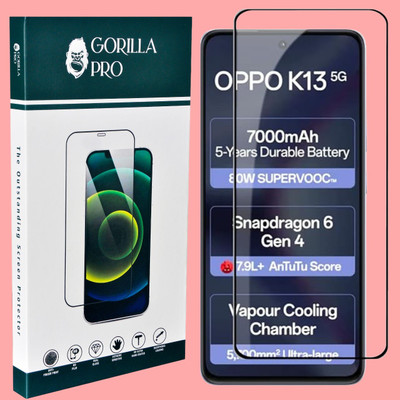 GORILLA PRO Tempered Glass Guard for OPPO K13 5G(Pack of 1)