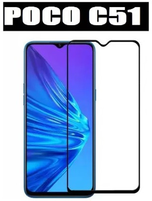 GLOBALCASE Tempered Glass Guard for POCO C51(Pack of 1)