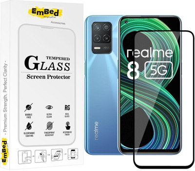 EmBed Tempered Glass Guard for Realme 8 5G(Pack of 1)