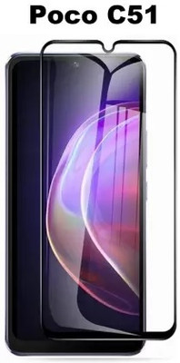 GLOBALCASE Tempered Glass Guard for POCO C51(Pack of 1)