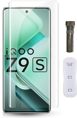WallCraft Tempered Glass Guard for iQOO Z9S 5G(Pack of 1)