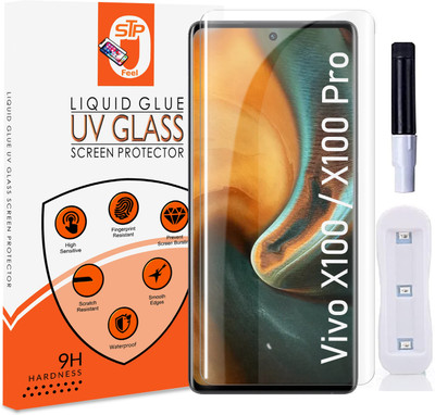 STP FEEL Tempered Glass Guard for Vivo X100, Vivo X100 Pro, Vivo X90, Vivo X90 Pro, Vivo X90 Pro Plus Premium Technology UV Glass With Installation Kit(Pack of 1)