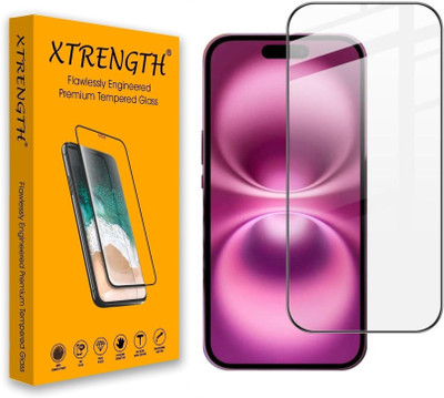 XTRENGTH Tempered Glass Guard for Apple iPhone 17 Pro Max, with Easy Installation Kit(Pack of 1)