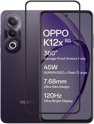 Flipkart SmartBuy Tempered Glass Guard for OPPO K12x 5G, Oppo K12x 5G, Oppo K12x(Pack of 1)