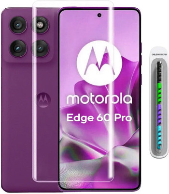 GORILLA FIVE Tempered Glass Guard for MOTOROLA Edge 60 Pro 5G ( with 1 Cable Protector )(Pack of 1)