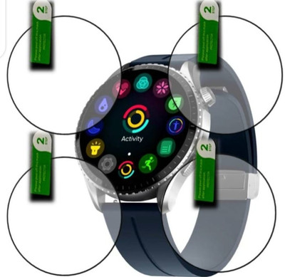 KHWABEEDA Tempered Glass Guard for NOISE ORIGIN 1.46 SMART WATCH TEMPERED GLASS (PACK OF 4)(Pack of 4)