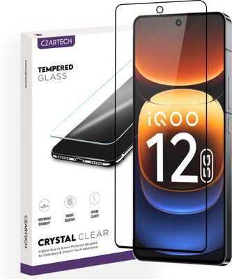 CZARTECH Tempered Glass Guard for IQOO 12 5G(Pack of 1)
