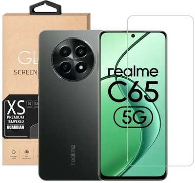 AARERED Tempered Glass Guard for Realme C65 5G(Pack of 1)