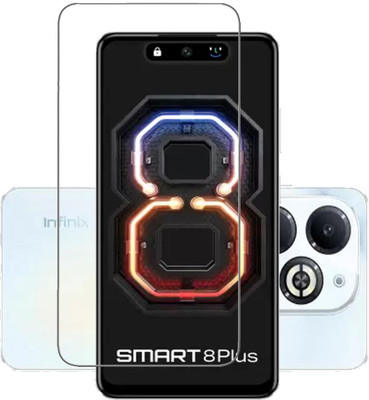 NKCASE Tempered Glass Guard for Infinix Smart 8 Plus(Pack of 1)