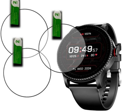 KHWABEEDA Tempered Glass Guard for BOAT LUNAR DISCOVERY 3.5 SMART WATCH TEMPERED GLASS (PACK OF 3)(Pack of 3)