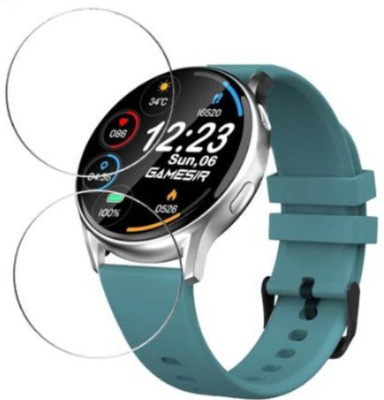 DOWRVIN Tempered Glass Guard for GAMESIR NEWLY LAUNCHED ACTIVE 2 SMART WATCH TEMPERED GLASS ( PACK OF 2)(Pack of 2)