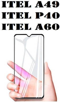ASVALBUY Tempered Glass Guard for itel P40, itel A60, itel A49(Pack of 1)
