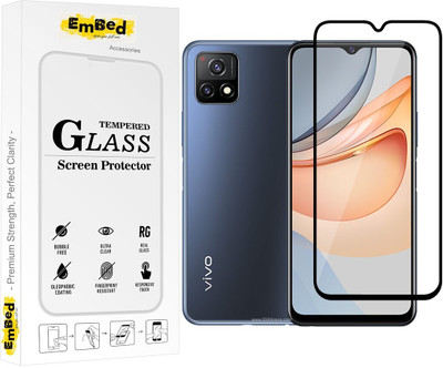 EmBed Tempered Glass Guard for vivo Y54s(Pack of 1)