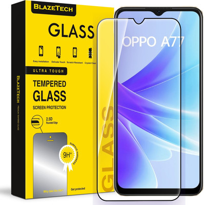 BlazeTech Tempered Glass Guard for Oppo A77s(Pack of 1)