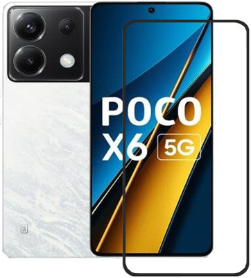 Flipkart SmartBuy Tempered Glass Guard for POCO X6 5G(Pack of 1)