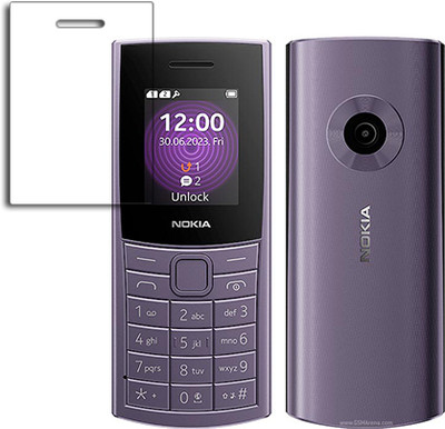 SOMTONE Tempered Glass Guard for Nokia 110 4G (2023) SCREEN GUARD FRONT(Pack of 1)