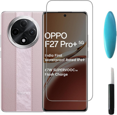 BRENZZ Tempered Glass Guard for OPPO F27 Pro+, OPPO F27 Pro Plus(Pack of 1)