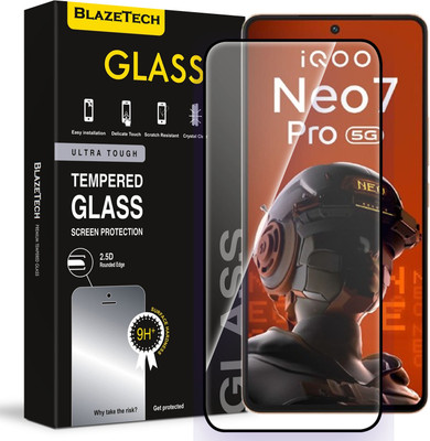 BlazeTech Tempered Glass Guard for IQOO Neo 7 Pro 5G, IQOO Neo7 Pro 5G(Pack of 1)