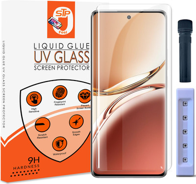 Maxboost Tempered Glass Guard for Xiaomi Mi 11 Ultra, Itel S23 Plus, Lava Agni 2 5G HD+ UV Curved Screen Protector Guard with Easy Installation Kit(Pack of 1)