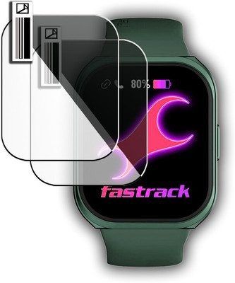 daffin Tempered Glass Guard for Fastrack Revoltt FS1+(Pack of 2)