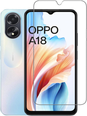 INFINITYWORLD Tempered Glass Guard for OPPO A18(Pack of 1)
