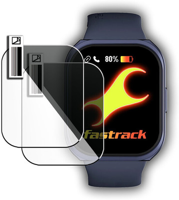 daffin Tempered Glass Guard for Fastrack Revoltt FS1+(Pack of 2)
