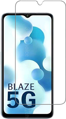 SNMART Tempered Glass Guard for Lava Blaze 5G(Pack of 1)