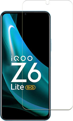 SOMTONE Tempered Glass Guard for iQOO Z6 Lite 5G FRONT(Pack of 1)
