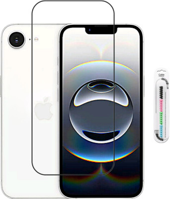 Matte Guard Tempered Glass Guard for iPhone 16e Tempered Glass Edge To Edge Temper Glass Screen Protector Full Coverage Screen Guard For iPhone 16 e 5G Tempered Glass(Pack of 1)