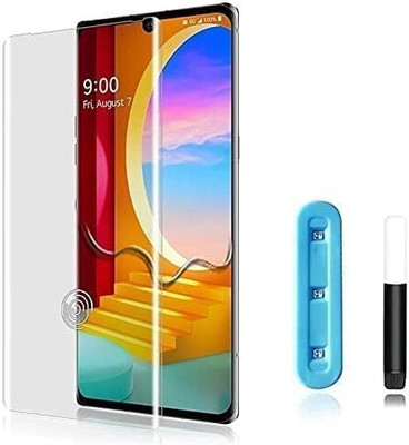 AACL Tempered Glass Guard for Premium Tempered Glass Design for Lg Velvet 5G Advanced Border Less Full Edge to Edge UV Screen Protector and Easy Installation Kit(Pack of 1)