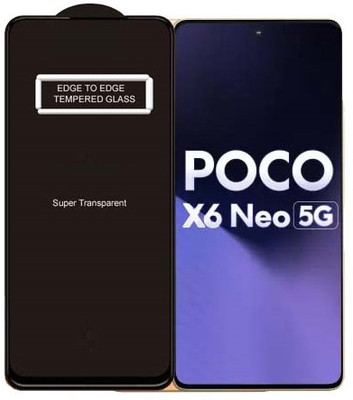 A-Allin1 Tempered Glass Guard for POCO X6 Neo 5G(Pack of 1)