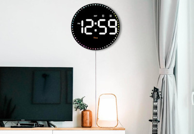 SUNMOON CLOCKK Tempered Glass Guard for WALL CLOCK(Pack of 1)