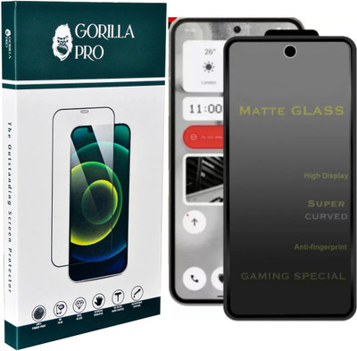 GORILLA PRO Tempered Glass Guard for Nothing Phone (2a) 5G, Nothing Phone (2a) 5G, Nothing Phone (2a) 5G, ( D+ AG MATTE Born For GAME )(Pack of 1)