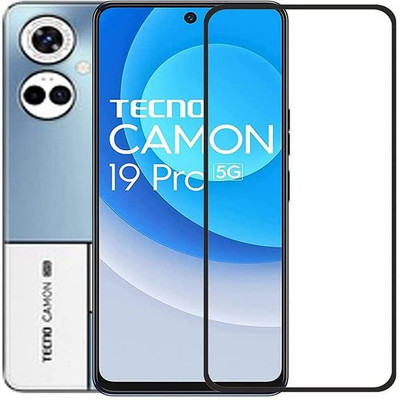 VDAT Edge To Edge Tempered Glass for Tecno Camon 19 Pro 5G, Tecno Camon 19 Pro, Camon 19 Pro 5G(Pack of 1)