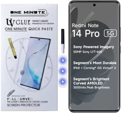 GORILLA PRO Tempered Glass Guard for REDMI Note-14 Pro 5G(Pack of 1)