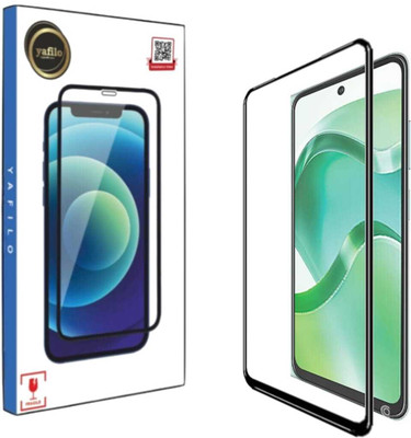 YAFILO Tempered Glass Guard for Itel P40 Plus New Edge-to-Edge Full Screen Protector with Easy Self-Installation Kit(Pack of 1)