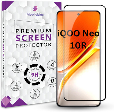 Mobilebies Tempered Glass Guard for iQOO Neo 10R / iQOO Neo 10 Premium Screen Protector Guard with Easy Installation Kit(Pack of 1)