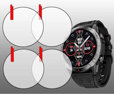 DB Tempered Glass Guard for BOAT LUNAR FIT SMART WATCH TEMPERED GLASS ( PACK OF 4)(Pack of 4)