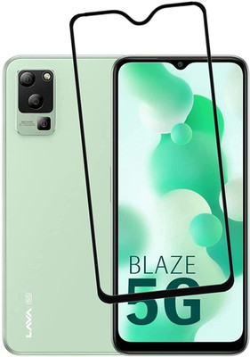 GDBUY Tempered Glass Guard for Lava Blaze 5G(Pack of 1)