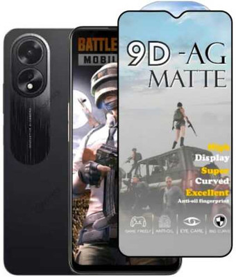 FAIYER BEAT Tempered Glass Guard for Premium matte Tempered Glass For oppo A38(matte finish,Pack Of 1) Advanced gaming matte Full Screen Coverage Screen Protector for oppo A38(Pack of 1)