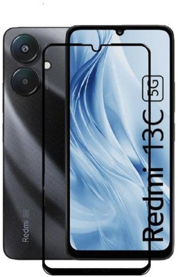 ROYALBASE Edge To Edge Tempered Glass for Redmi 13c 5G(Pack of 1)
