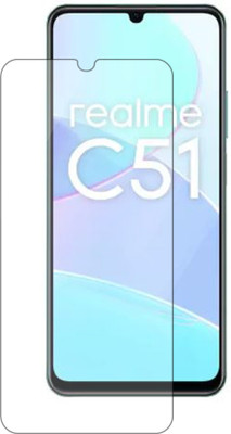 DMJHP Tempered Glass Guard for Realme C51(Pack of 1)
