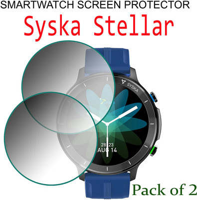 YCHROZE Tempered Glass Guard for Syska Stellar(Pack of 2)