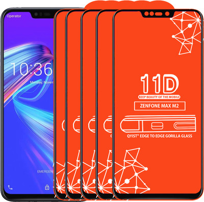 Qyist Tempered Glass Guard for Asus Zenfone Max M2(Pack of 5)