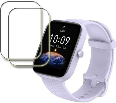 MUTAALI Tempered Glass Guard for Amazfit Bip 3 smartwatch(Pack of 2)