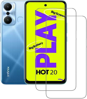 INFINITYWORLD Tempered Glass Guard for Infinix HOT 20 Play(Pack of 2)