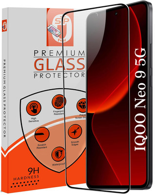 STP FEEL Tempered Glass Guard for Iqoo Neo 9 / Neo 9 Pro Premium Black Border(Pack of 1)