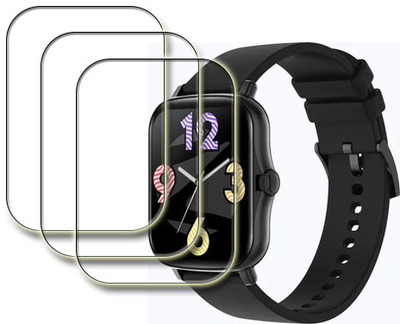 MUTAALI Tempered Glass Guard for Zebronics ZEB-FIT90CH smart watch(Pack of 3)